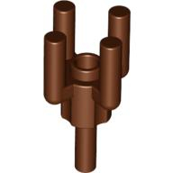 Lego spojka (část stromu, palmy), červeno hnědá (4267352, 4612842)